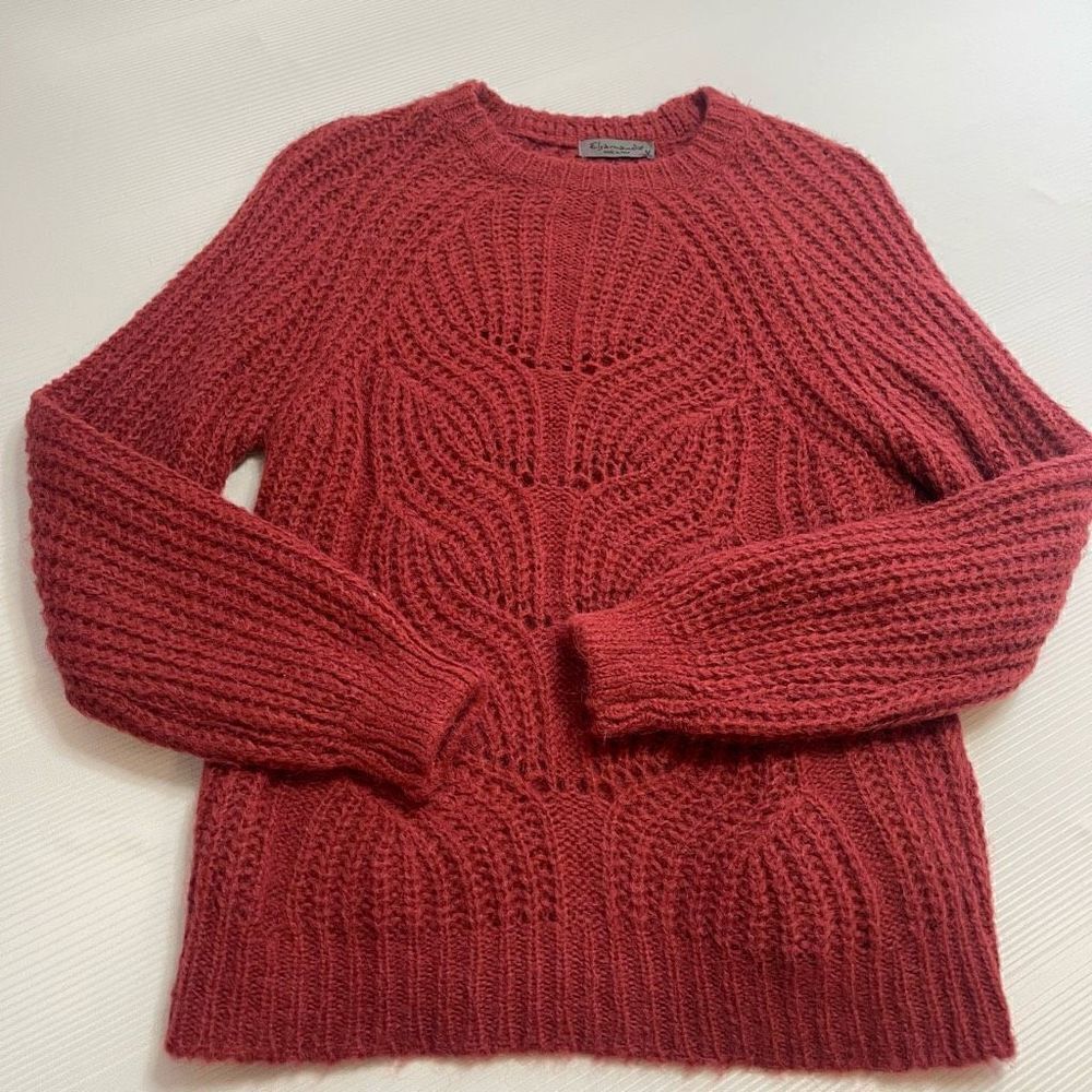 Elsamanda Italy Rust Red Sweater Size Medium
